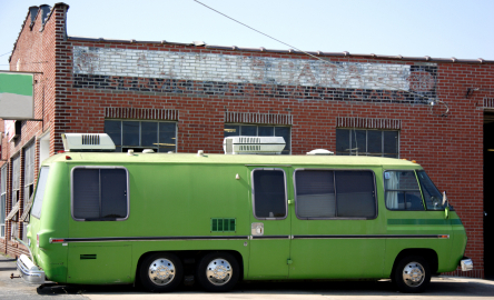 GMC Motorhome in Lime Green...