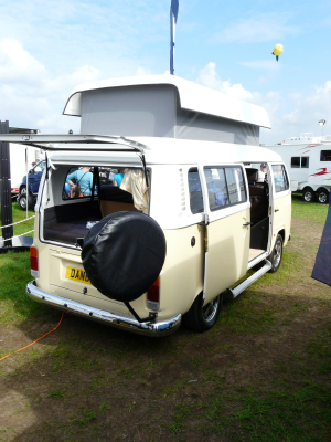 Danbury's VW Type 2 conversion (new Mexican imports vans) was a popular draw for visitors... not sure how many would want to live with the outdated performance and limited creature comforts.