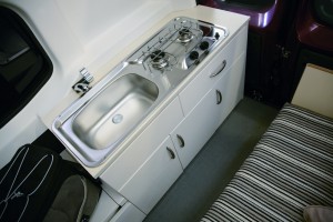 Romahome R10 campervan kitchen