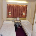 Our cabin on the Pride of Bilbao - small, but perfectly formed!