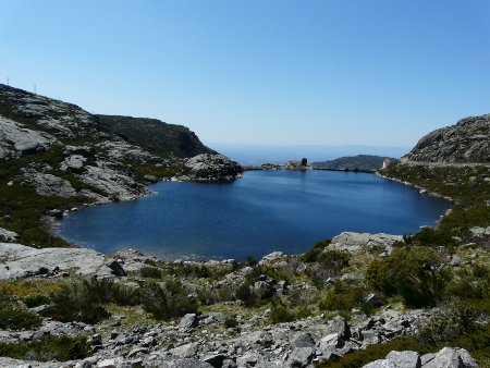 Some of the lakes in the Estrelas were man made, like this one