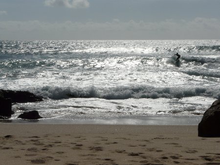 Ribeira d'Ilhas is a top surfing spot and our overnight stop