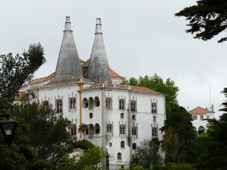 The Palacio Nacional at Sintra is more impressive inside than outside...