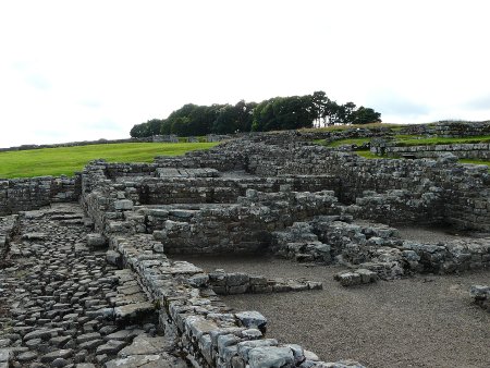 Housesteads Roman Fort - there are plenty of signs explaining each section of the fort