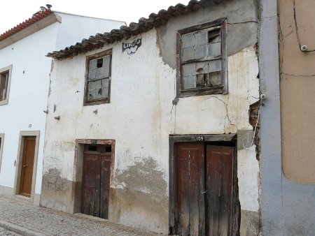 Some of the older housing stock is in poor condition - often, as in Izeda, it appears to be demolished to make way for new replacements