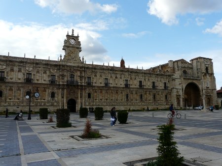 This grand building is operated as an upmarket hotel by the state-run Paradores organisation