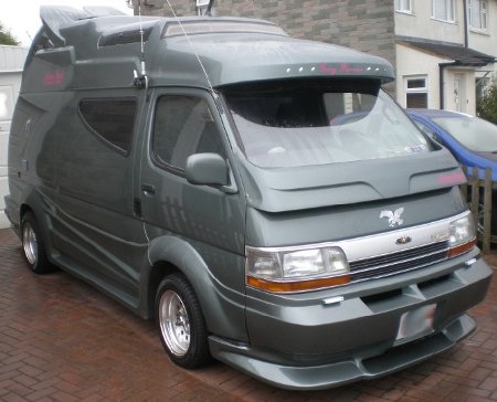 The Gray Warrior - a Japanese Street Cruiser-style campervan