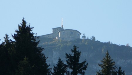 The Eagle's Nest, or Kehlsteinhaus, on Mt. Kehlstein