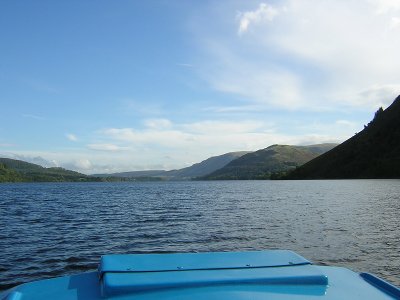 Self-drive boat hire on Ullswater