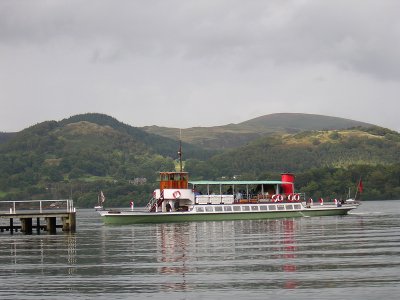 Ullswater lake cruise steamer