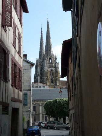 Old buildings in Bayonne