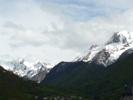 The view from the aire du camping cars at Laruns