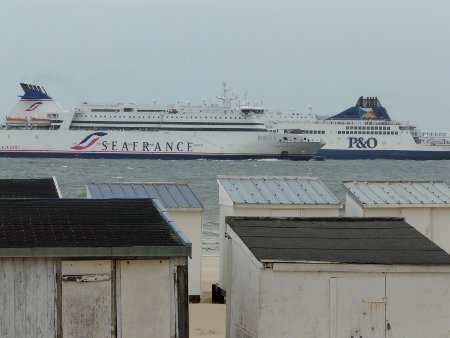 Calais - two channel ferries