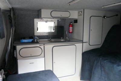 My van's side conversion furniture