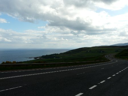 The A9, in Sutherland and Caithness, north-east Scotland