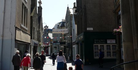 Lerwick main shopping street