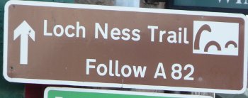 Loch Ness Trail road sign