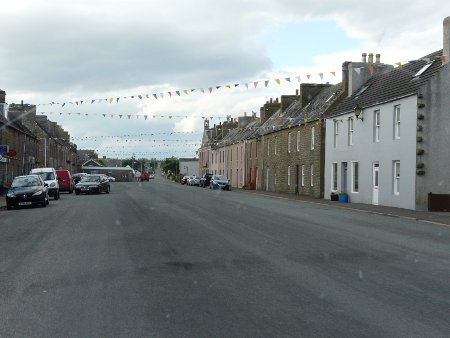 Lybster main street, Caithness