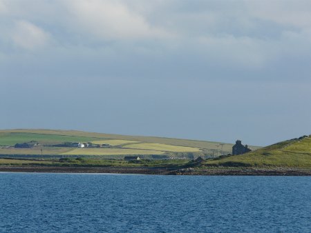 Approaching South Ronaldsay...