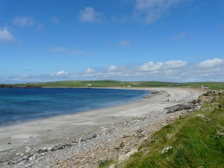 A beach on Orkney