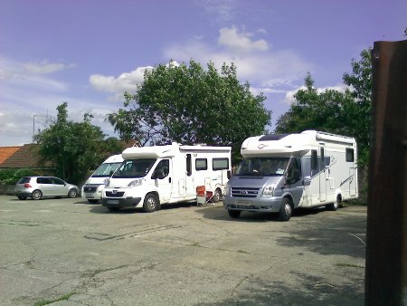 Overnight motorhome parking at Pickering Antique Centre