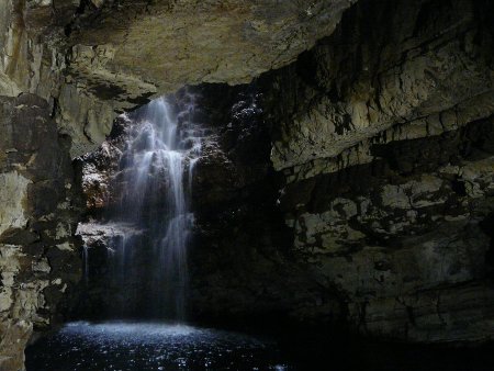 Smoo Cave waterfall