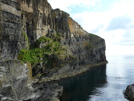 Whaligoe steps harbour entrance