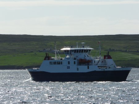 Shetland island ferry