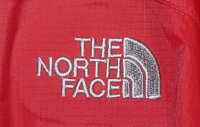 North Face logo on jacket