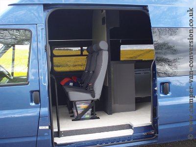 Campervan travel seats from Ford Transit minibus