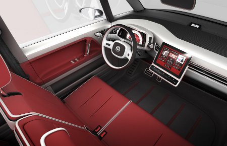 Volkswagen Bulli concept vehicle interior front