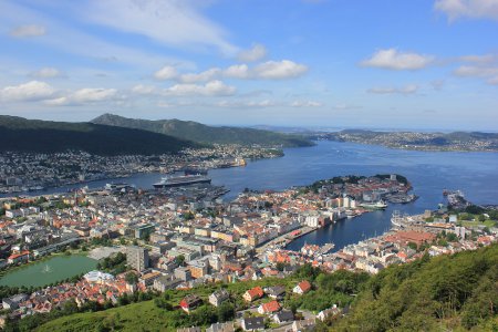 View from Mount Floyen, Bergen