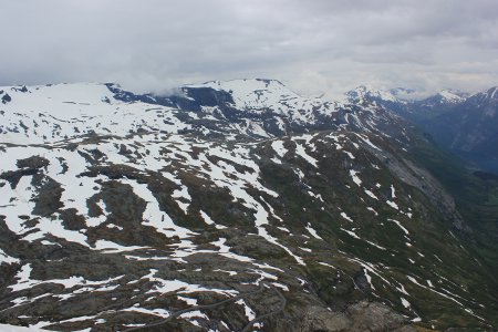 View from top of Dalsnibba