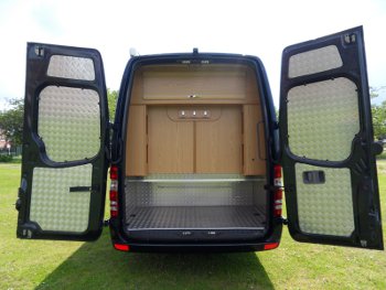 Mclaren Shadow motorhome rear garage storage