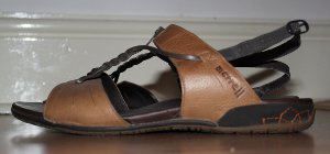 Merrell Micca sandals in brown leather