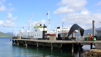 A typical Norwegian ro-ro ferry