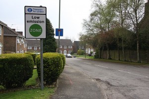 London LEZ sign, courtesy of Martin Addison