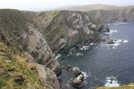 Cliffs at Hermaness Nature Reserve, Unst