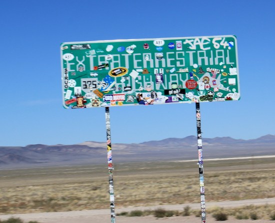 Extraterrestrial Highway sign