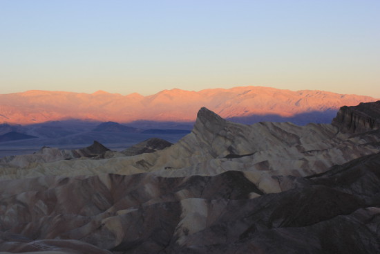 Zabriskie Point at sunrise