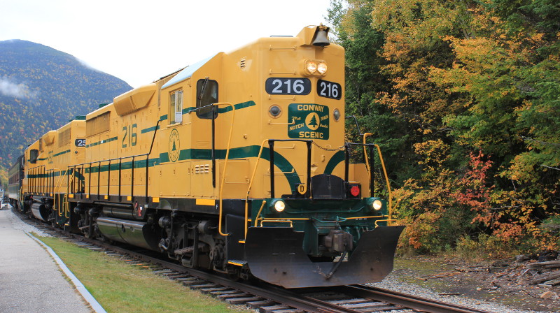 Conway Scenic Railroad train, NH