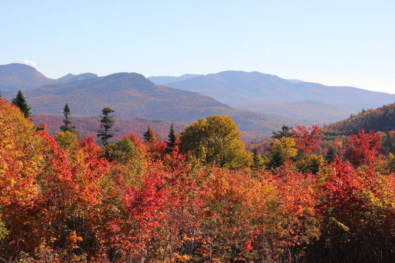 Fall colours at their peak in New Hampshire