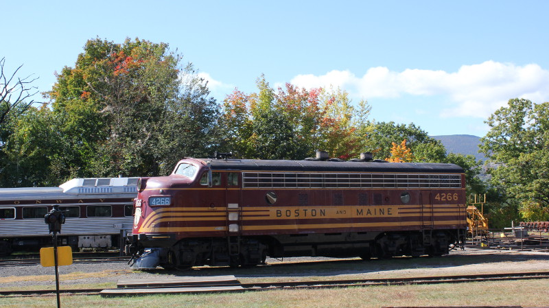 Vintage American diesel locomotive