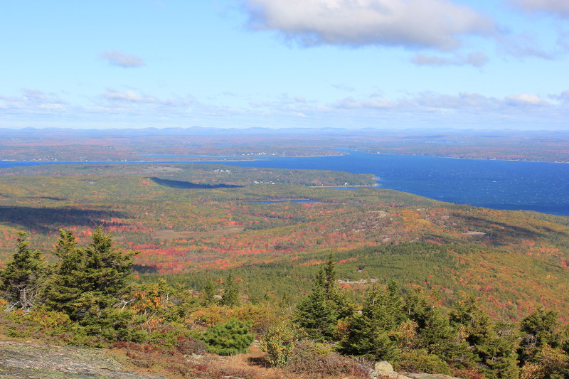 Views from the summit of Cadillac Mountain, Acadia NP