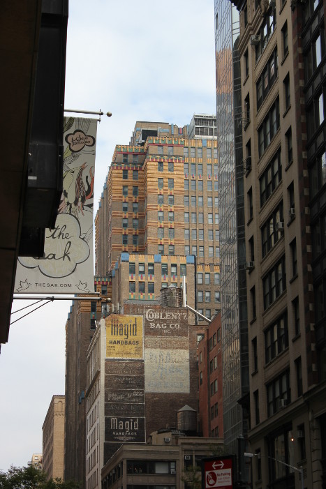 New York -- old advertising signs