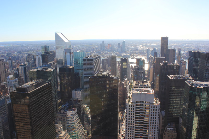 Views of NY City from the Rockefeller Center