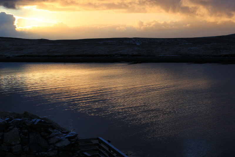 Sunrise over Burra Voe