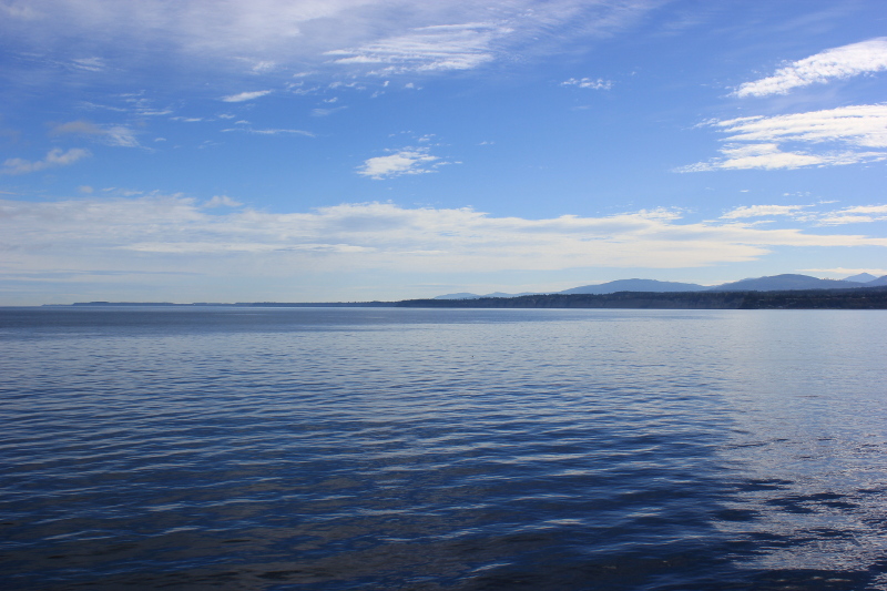 Sailing from Victoria, Canada, to Port Angeles, USA.