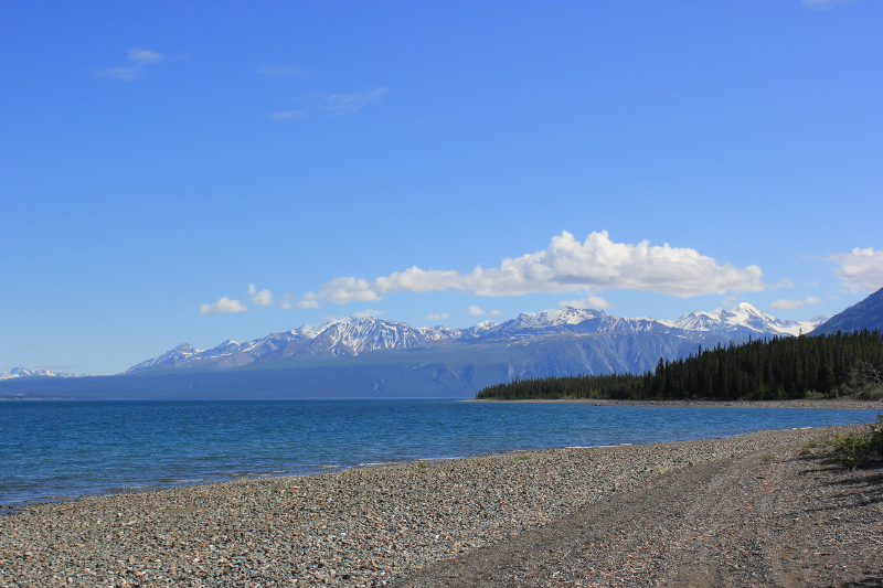 Driving to Haines Junction, Canada