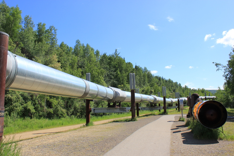 Trans-Alaska Pipeline Viewpoint, Steese Highway Fairbanks